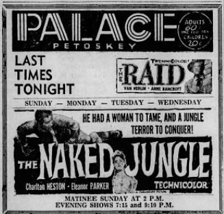 Palace Theater - 28 Aug 1954 Ad (newer photo)